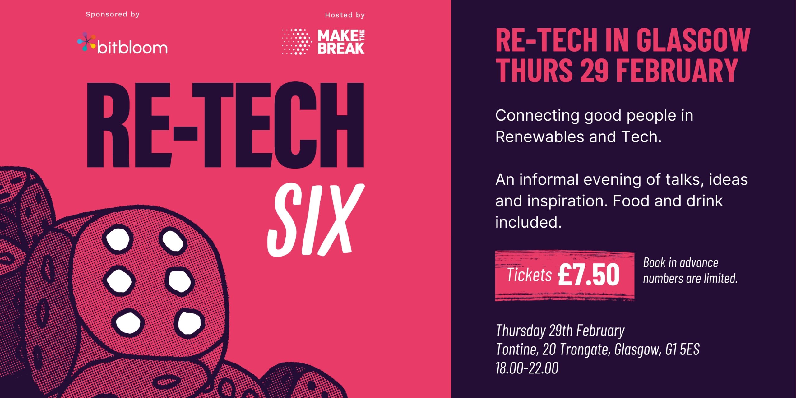 flyer for Re-Tech Glasgow 29 February 2024